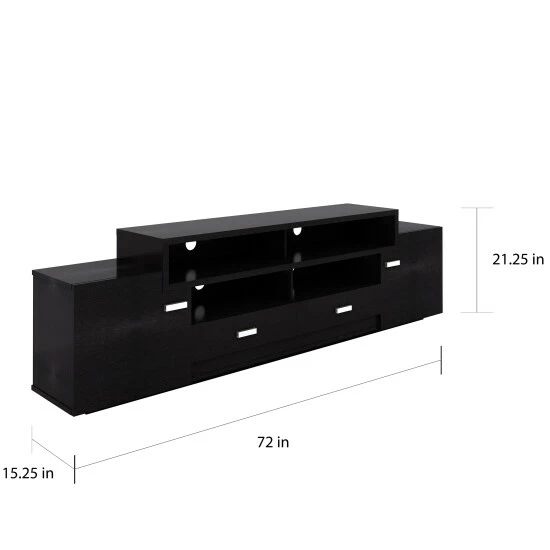 Coupon π₯ Furniture Of America Peyson 72-in. Multifunctional Storage TV Console Cappuccino π - Image 5