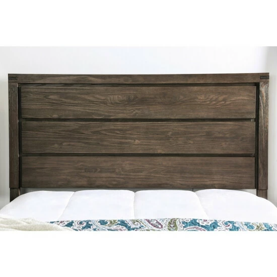 Best Sale π Furniture Of America Nali Rustic Brown Wood Panel Bed π - Image 4
