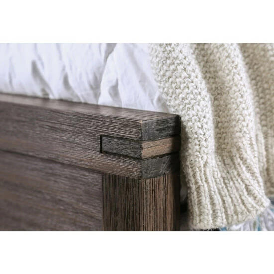 Best Sale π Furniture Of America Nali Rustic Brown Wood Panel Bed π - Image 5