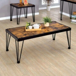 Best deal β Furniture Of America Fizi Urban Black 47-inch 2-piece Accent Table Set β€οΈ