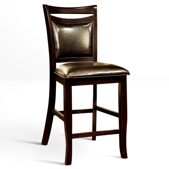 Budget ✨ Furniture Of America Zita Contemporary Brown Counter Chairs (Set Of 2) 👍 - Image 2